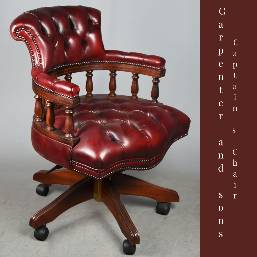Solid-wood-chair Solid-wood-leather-chair Captains-chair