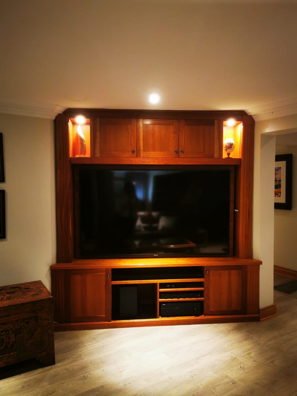 corner - TV-unit special-corner - wood-unit custom-TV- unit television-units