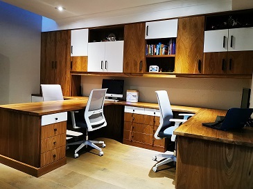 two-tone-study home-office custom-home-office carpenter-and-sons Gauteng-custom-furniture

